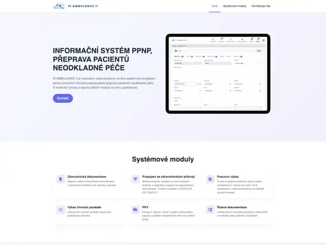 Informační systém ppnp, přeprava pacientů neodkladné péče
